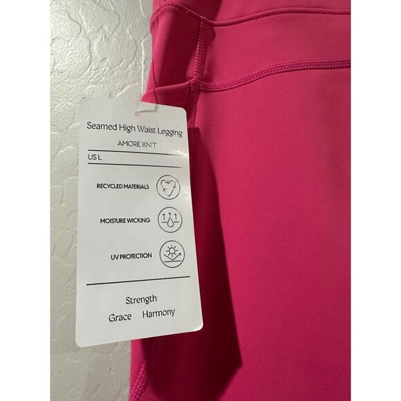 Isabella Activewear Seamless High-Waist Legging Amore Knit Size L NWT - Picture 5 of 8